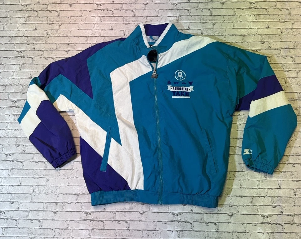 Traje de chándal Starter para hombre L grande taburete de bar perdón por mi toma 2 piezas estilo OG Foto 2 de 4