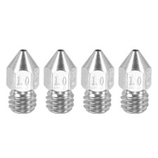 MK8 Nozzles 1mm 3D Printer Extruder Nozzle for 1.75mm Filament Pack of 4
