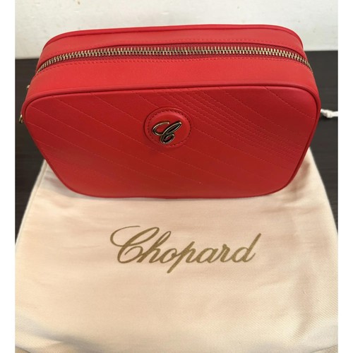 Chopard Happy Sport Red Leather Camera Crossbody Bag 95000-1108 - Afbeelding 7 van 7