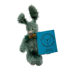 Deb Canham Artist Design Ernestine Bunny Gray Figure Mohair Limited SE 319/500