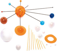 Kit Sistema Solare Fai Da Te per Bambini (Confezione Da 2 Kit), Bianco