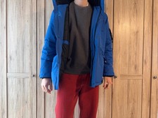 Vintage Tokyo Laundry Winter Jacke blau in XXL "Canada Goose" Typ - Defekt