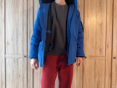 Vintage Tokyo Laundry Winter Jacke blau in XXL ''Canada Goose'' Typ - Defekt