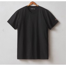 American Giant Mens Vintage Crew Tee Medium Short Sleeve T-shirt arm patch black