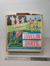 Rare Vintage 1968 Hasbro Javelin Darts - EMPTY BOX ONLY