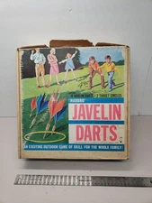Rare Vintage 1968 Hasbro Javelin Darts  - EMPTY BOX ONLY