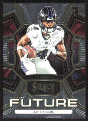 7659K 2023 Panini Select #FUT-ZFL Zay Flowers Future | eBay