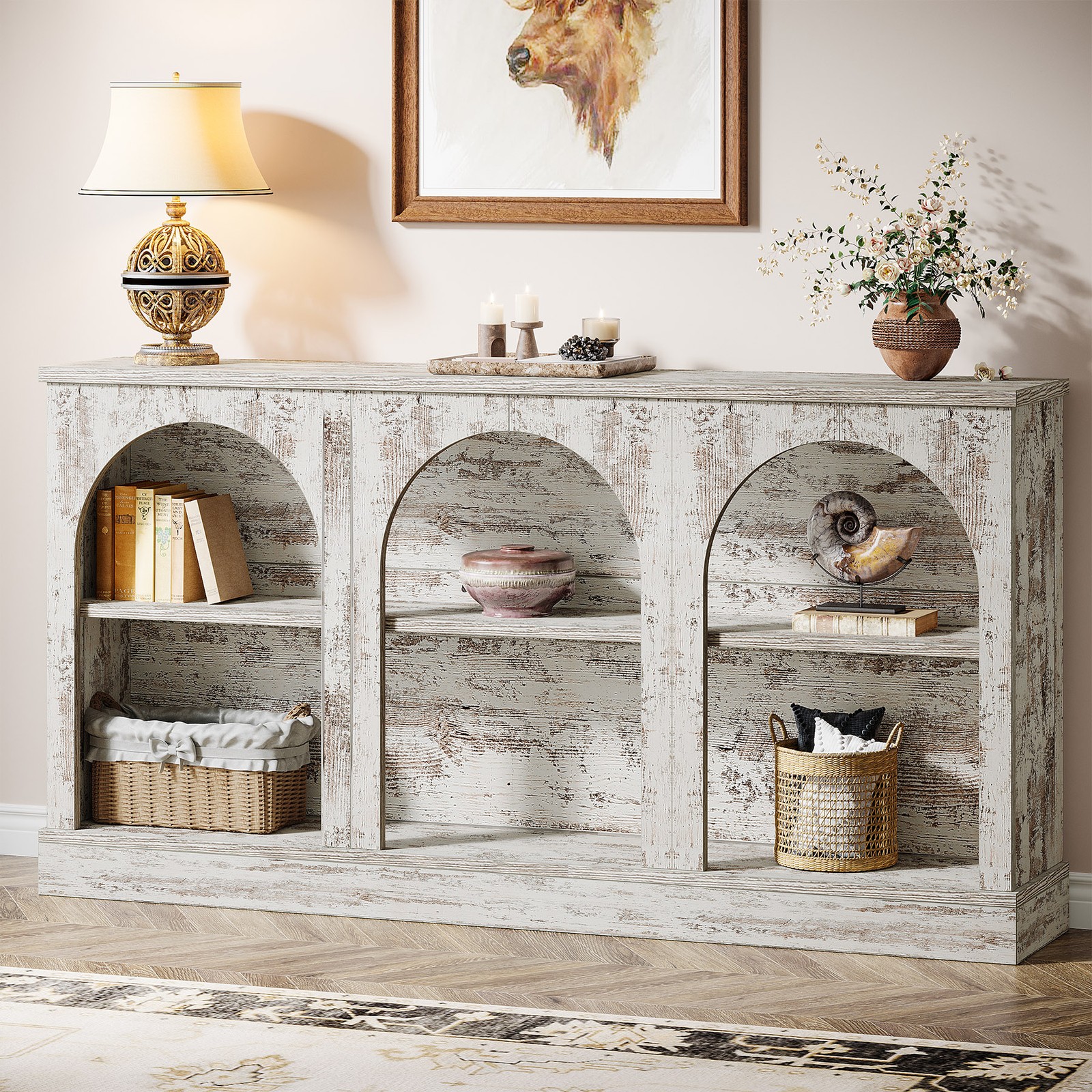 TV Media Consoles for Living Room, Farmhouse Entertainment C