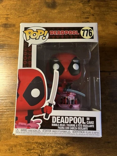 Funko Pop! Deadpool In Cake #776 Vinyl Figure Marvel BROKEN PIECE