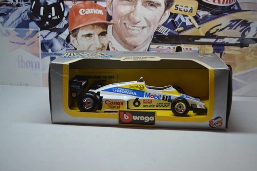 BBURAGO -1980'S F1 - WILLIAMS FW08C - 1/24 scale OLD SCHOOL TOY CAR - 6105