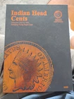 Indian Head Cent Set in Whitman Folder- 34 Coins