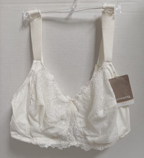 NWT Amoena Marie SB 1272 Wire-Free Comfort Mastectomy Bra Size 42DD Off-White