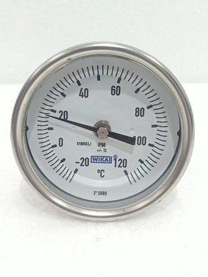 WIKA INDUSTRIAL BIMETAL THERMOMETER -20°C TO 120°C 2'' DIAL IP66 NEW FAST SHIP