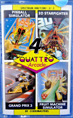 SINCLAIR ZX SPECTRUM -- QUATTRO ARCADE (CODEMASTERS) #NOS