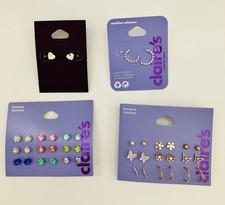 CLAIRE'S 20 Pairs Earrings Pierced NEW 