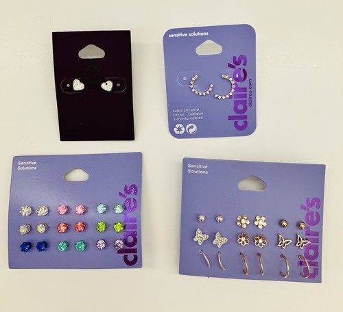CLAIRE'S 20 Pairs Earrings Pierced NEW! - Picture 1 of 7