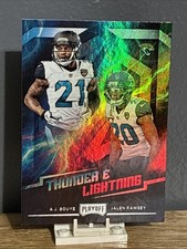 2018 Panini Playoff A.J. Bouye & Jalen Ramsey Thunder & Lightning Football Card