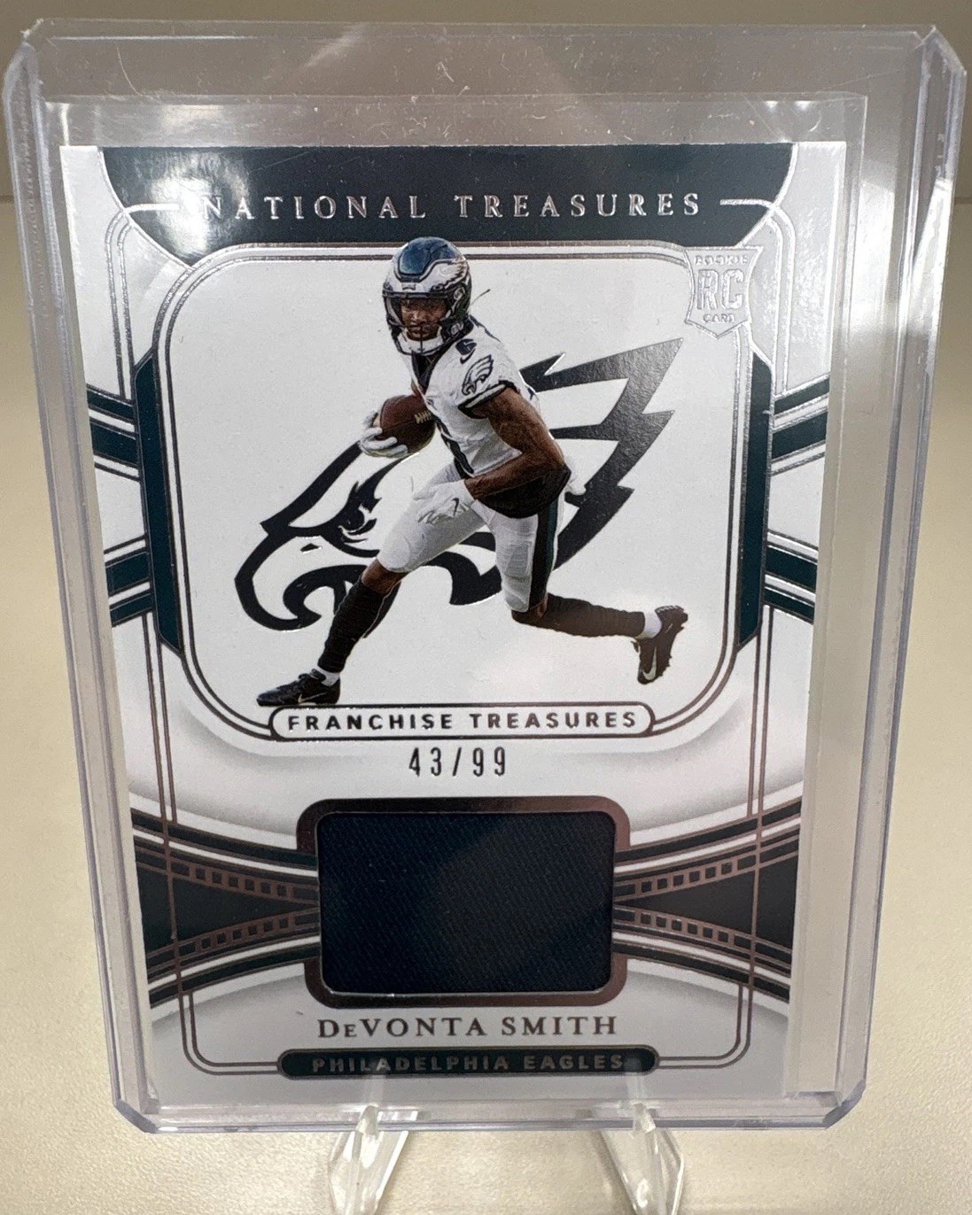 DeVonta Smith Panini National Treasures Franchise Treasures Memorabilia #DS Base