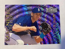 1997 Fleer Metal Universe Magnetic Field Alex Rodriguez #9 Seattle Mariners (B)