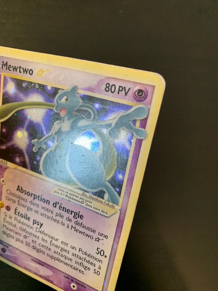 Carte Pokémon : Mewtwo Star 103/110 Ex Fantômes Holon Française - Photo 3/4