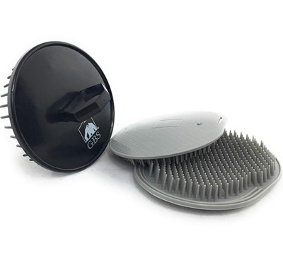 G.B.S Head Shampoo Scalp Massager Brush and Soft 3 Count (Pack of 1), Black 