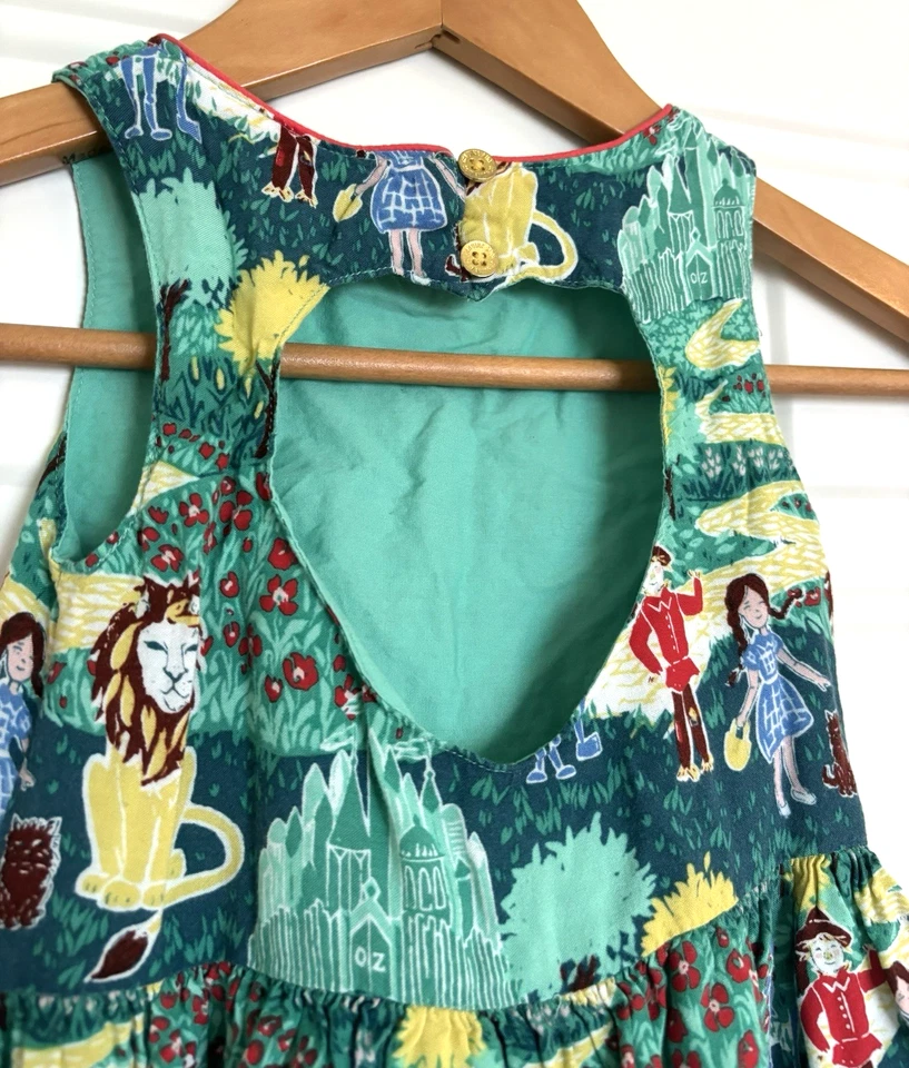 Vestido Genuino Niños Niñas 3T Estampado Mago de Oz Oshkosh Dorothy Tin Man León + Foto 3 de 4