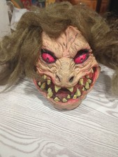 2003 The Paper Magic Group Deluxe Monster Halloween Horror Mask Full Head w Hair