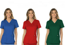 Cherokee Womens Scrubs WW Revolution Mock Wrap Top WW610 NWT