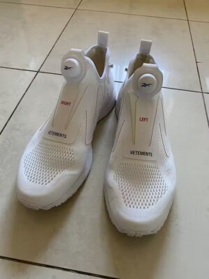 Reebok × VetementsPUMP SUPREME LOW WHITE