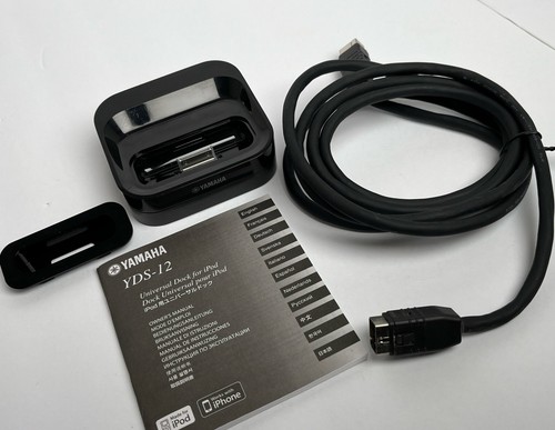 Yamaha YDS-12 Universal Dock For Apple iPod/iPhone w/ Manual TESTED & WORKS!