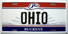 Ohio the Buckeye State License Plate Novelty ...