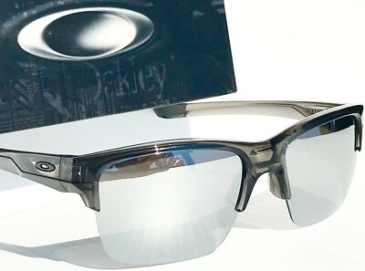 NEW* Oakley THINLINK Grey Smoke w POLARIZED Galaxy Mirror Chrome