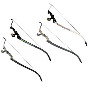 40-lb-Black-White-Camouflage-Camo-Archery-Hunting-Recurve-Bow-Compound-55-30