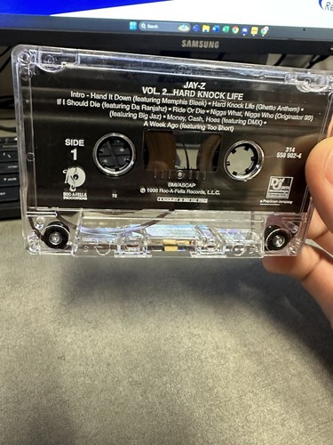 Jay-Z: Vol. 2... Hard Knock Life (Cassette, 1998, Roc-A-Fella) - Picture 4 of 6