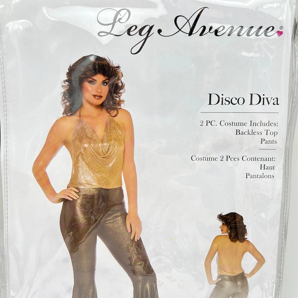 Nova Fantasia de Diva Disco Leg Avenue - Tamanho P - Imagem 2 de 4