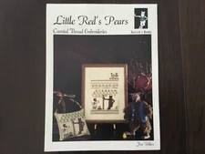 Patrick's Woods Little Red's Pears Sampler Cushion Cross Stitch Pattern Leaflet