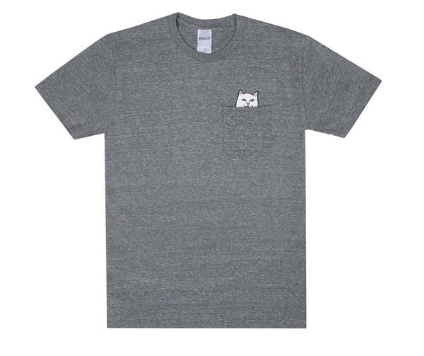 NWT RipNDip Lord Nermal Pocket T-Shirt Heather Grey | eBay