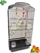Large Portable Bird Flight Cage Play TOY Canary Aviary Cockatiel LoveBird Finch 