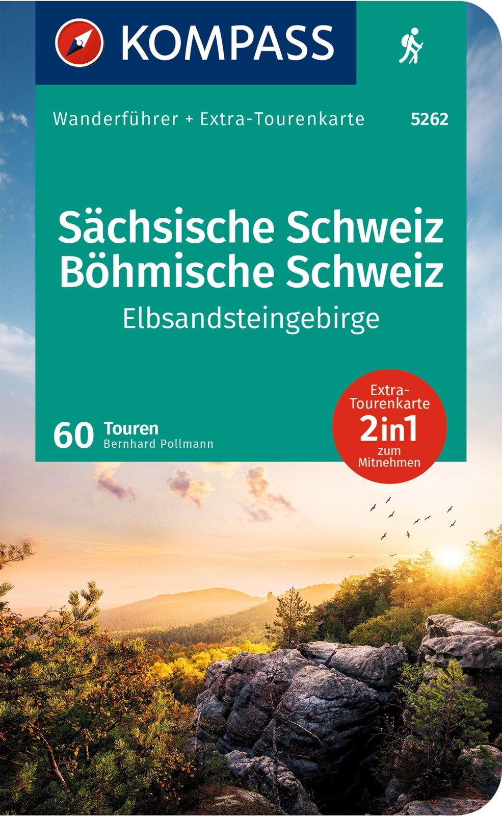 Thumbnail - Kompass Wanderführer Sächsische Schweiz, Böhmische Schweiz,