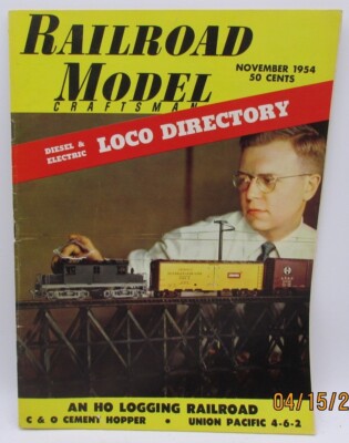November 1954 Railroad Model Craftsman magazine
