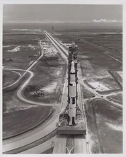 Apollo 11 Kennedy Space Center Rocket Launch Rollout 1969 - Original NASA Photo
