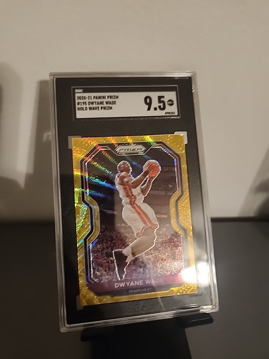Dwayne Wade Prizm Tmall Gold Wave HGA 9.5 2020-2021 | eBay