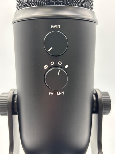 Logitech Blue Yeti USB Microphone – Blackout – Untested (Broken Port) - 第 6/10 張圖片