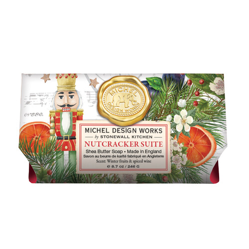 Michel Design Works - Nutcracker Suite Shea Butter Soap Bar 246g Christmas - Bild 1 von 3