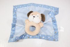 Plush Blue Dog Gund SPUNKY Stuffed Animal Baby lovey Noise box doesn't work