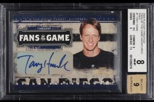 2005 Playoff Prestige Tony Hawk Fans of the Game /100 Auto #FG-1 BGS 8 Rare