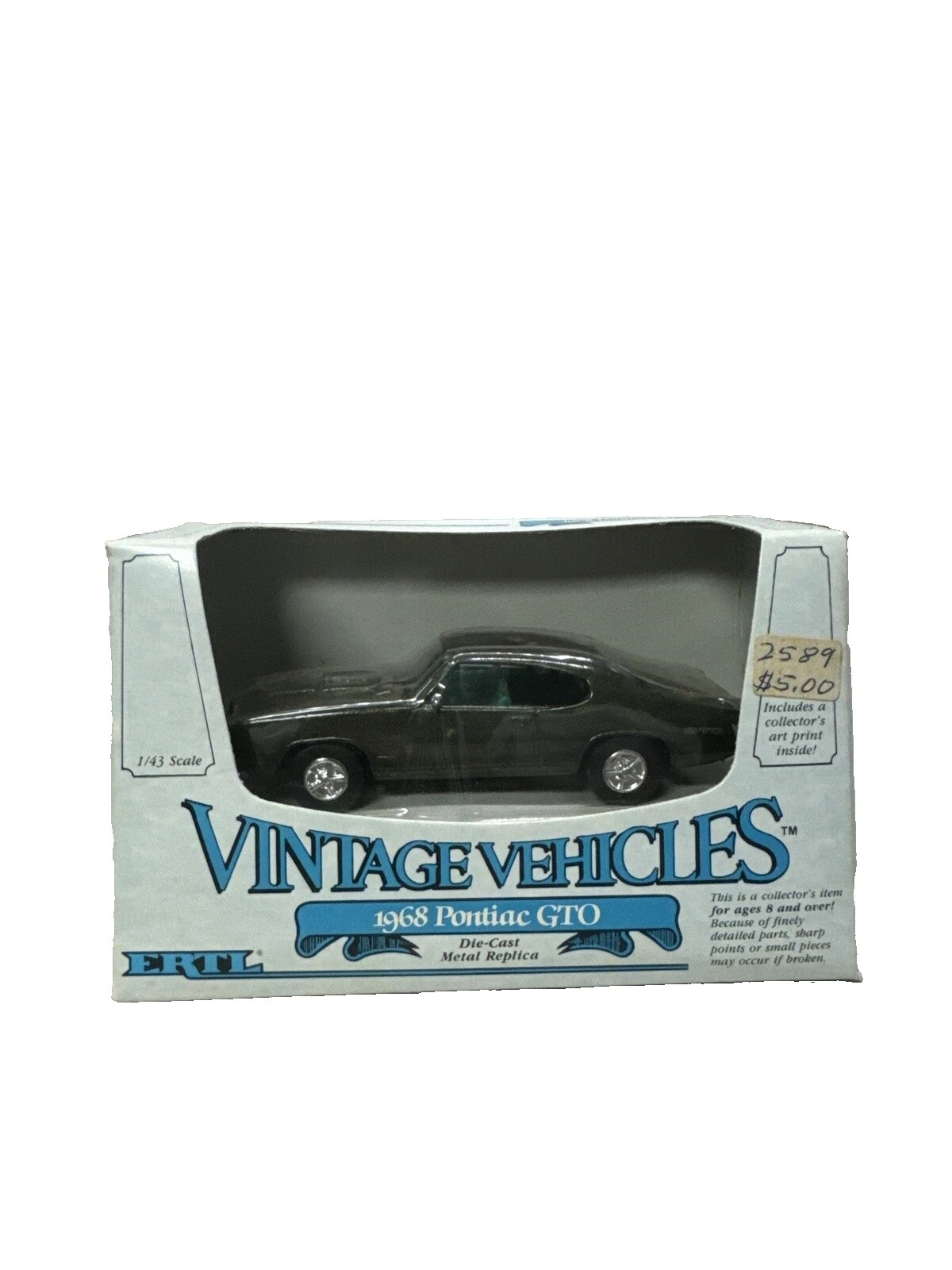 Ertl Pontiac 1:43 vehículos diecast y de juguete