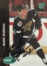 Autographed Marc Bureau 1992 Parkhurst Dallas Stars hockey card (#302 RC)