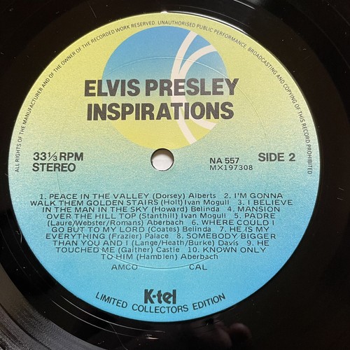 Elvis Presley Inspirations Vinyl Record 12” 33 RPM NA 557 K-tel Records 1980 - Picture 23 of 24