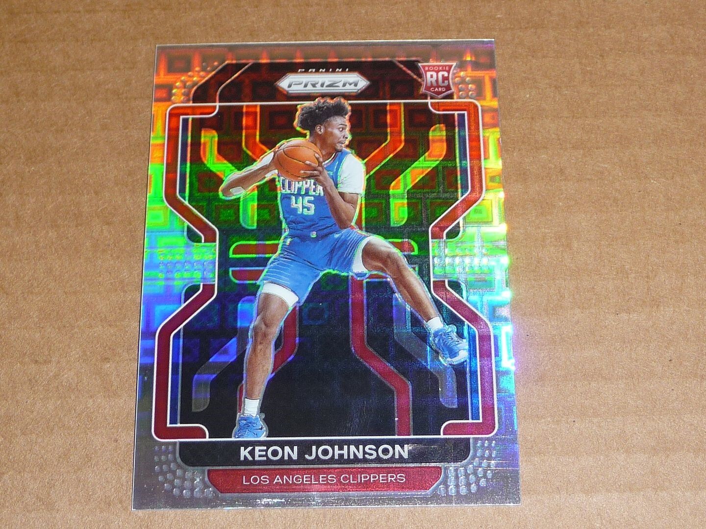 (C) 2021/22 Panini Prizm PREMIUM BOX SET PANDORA /150 KEON JOHNSON CLIPPERS #326